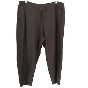 Poetry Drawstring Pull On Brown Tapered Sweatpants Size 16 Pockets Lagenlook